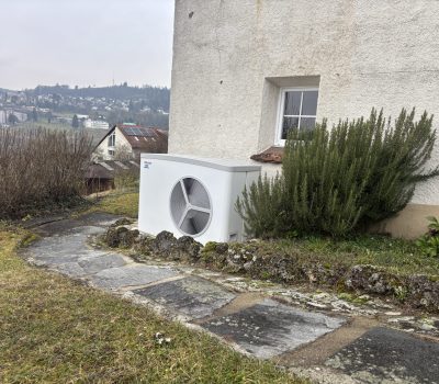 Wärmepumpe draussen in Schaffhausen